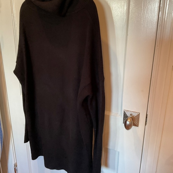 French Connection Black turtleneck sweater tunic, M - Picture 2 of 4